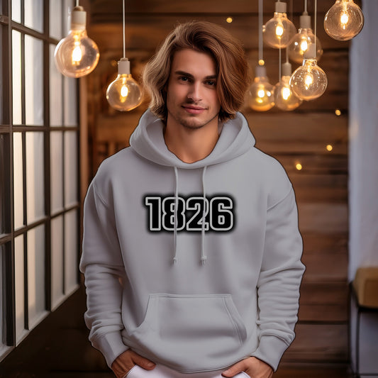 1826 Year Men Unisex Hoodie (Melange Grey)