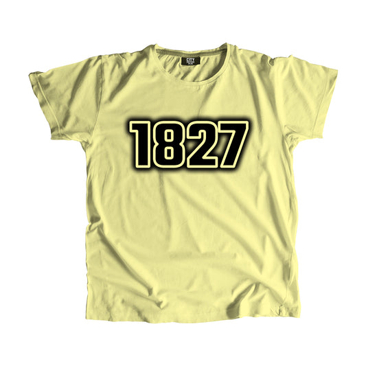 1827 Year Men Unisex T-Shirt (Butter Yellow)