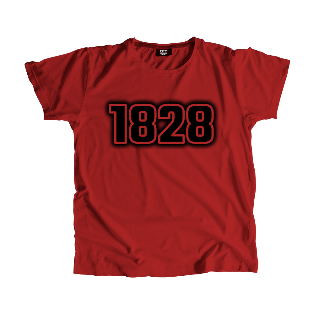 1828 Year Men Unisex T-Shirt (Red)