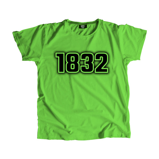 1832 Year Men Unisex T-Shirt (Liril Green)