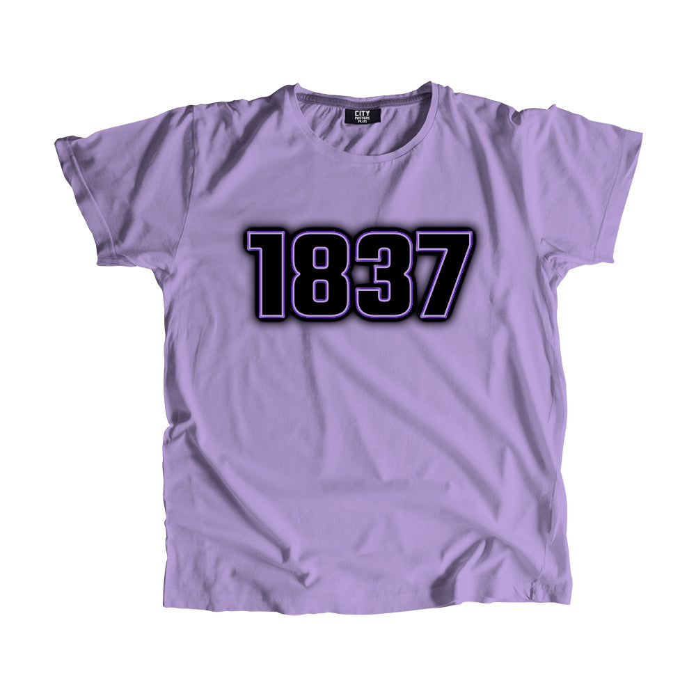 1837 Year Men Unisex T-Shirt (Iris Lavender)