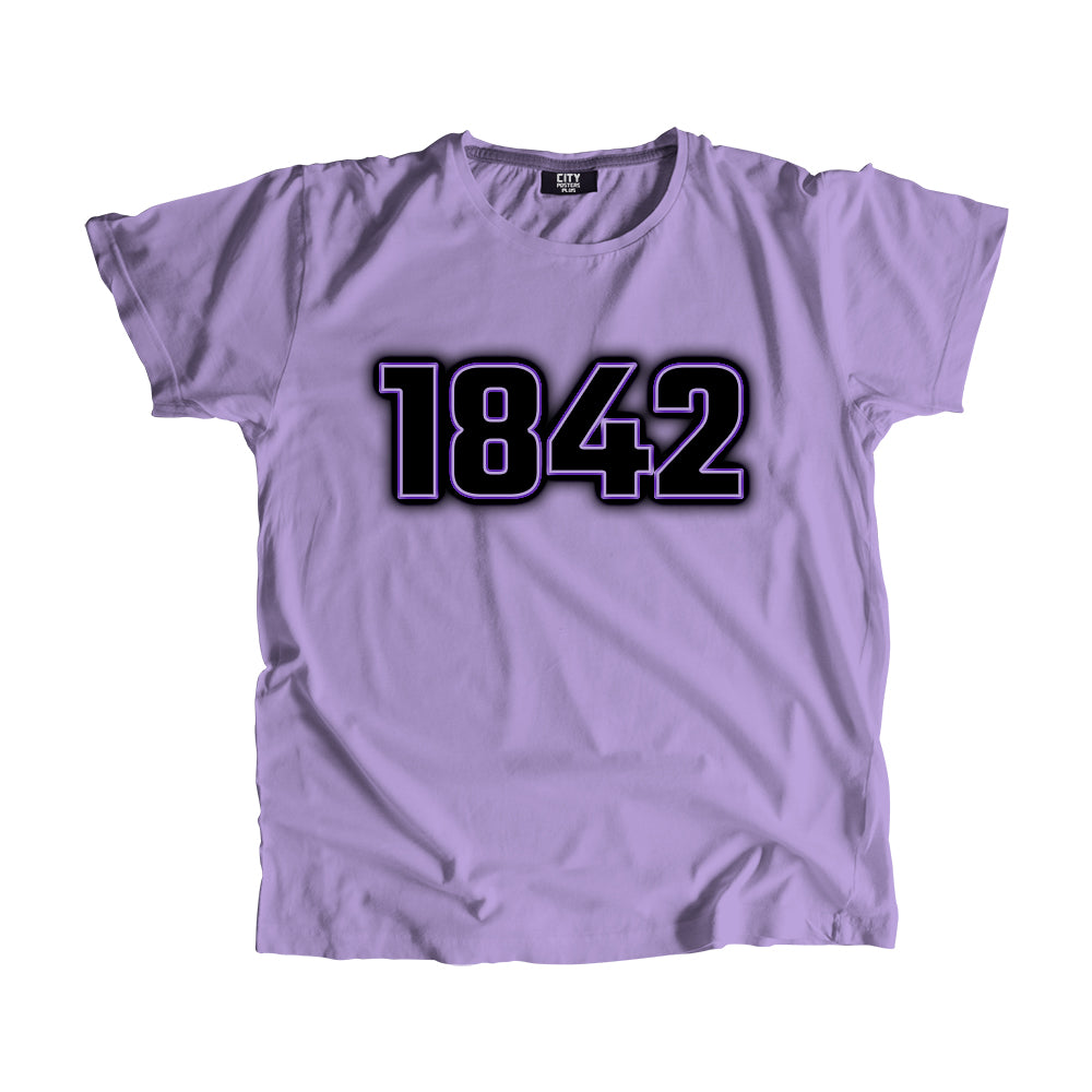 1842 Year Men Unisex T-Shirt (Iris Lavender)