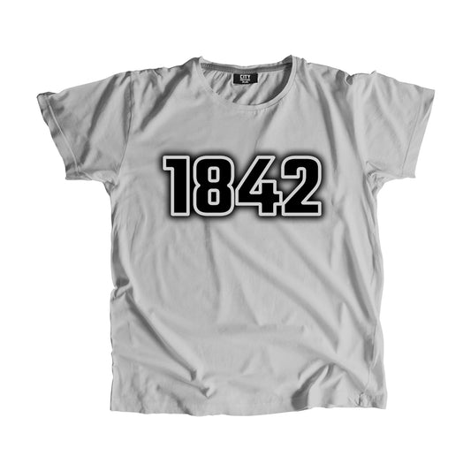 1842 Year Men Unisex T-Shirt (Melange Grey)