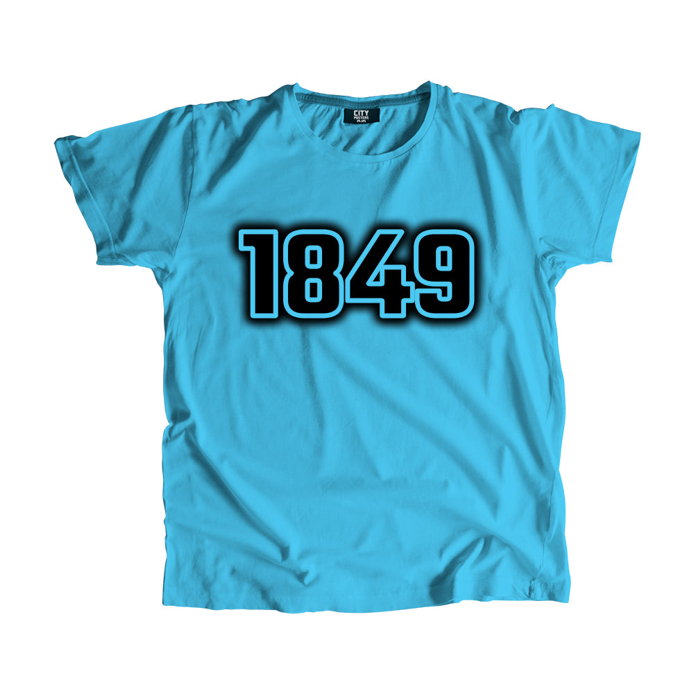 1849 Year Men Unisex T-Shirt (Sky Blue)