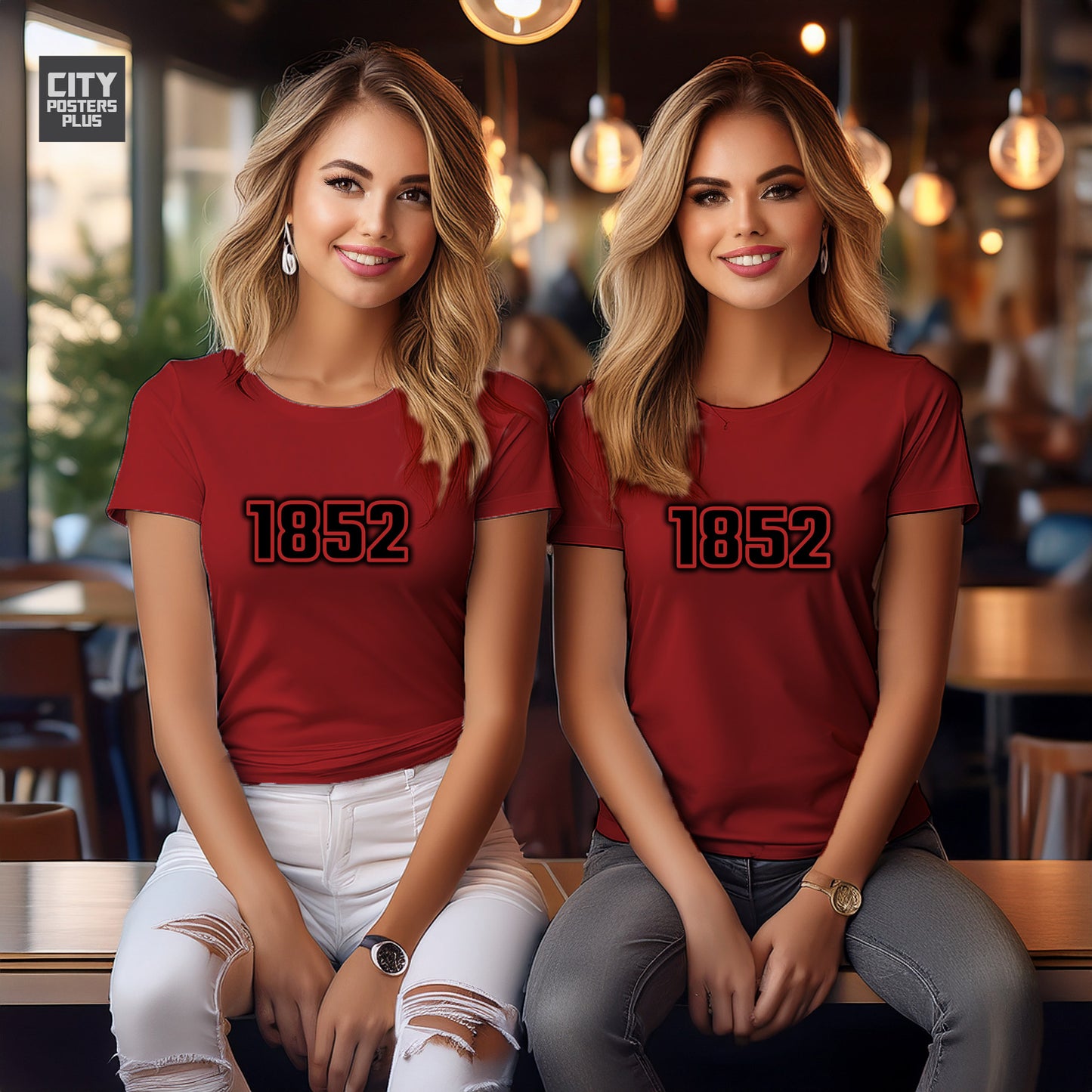 1852 Year Women T-Shirt (Red)
