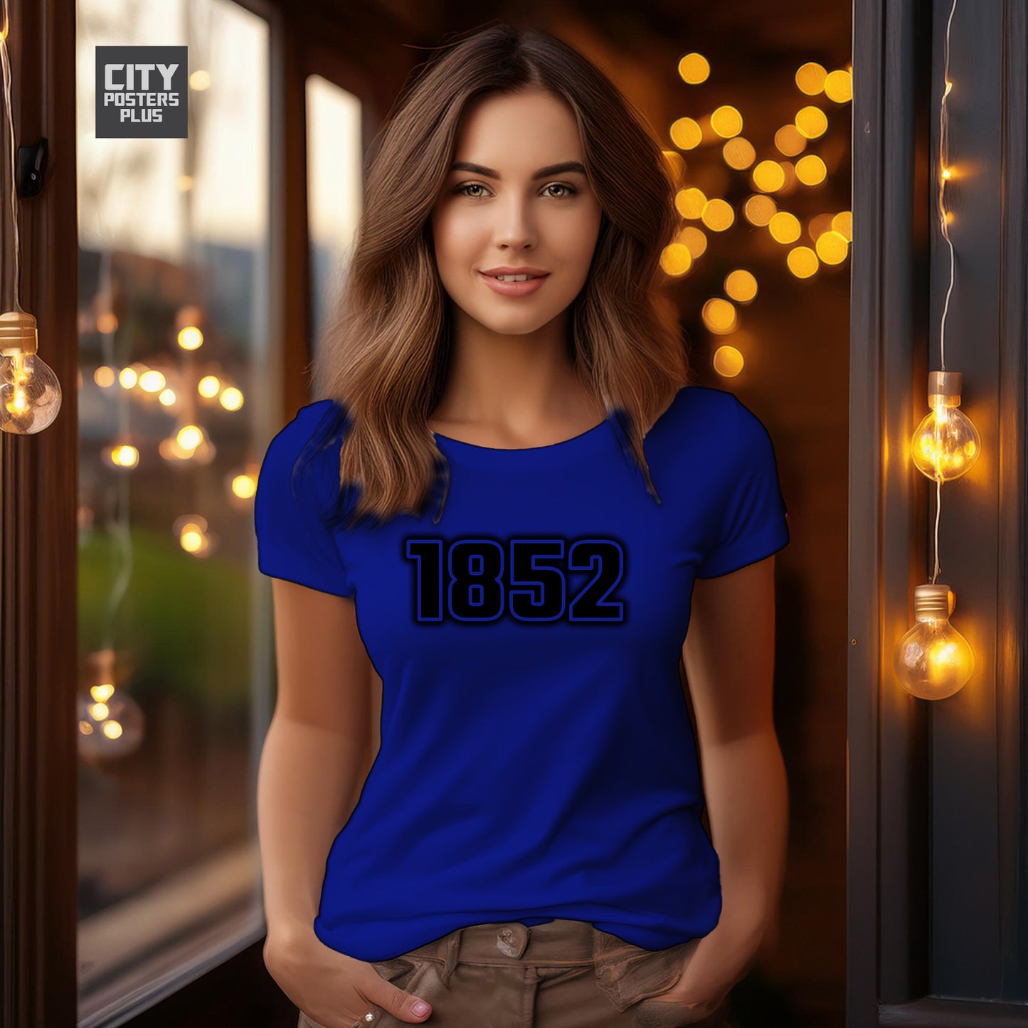 1852 Year Women T-Shirt (Royal Blue)