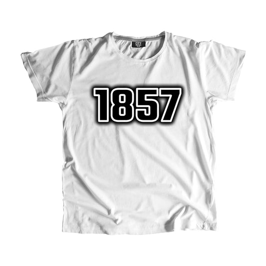 1857 Year Men Unisex T-Shirt (White)