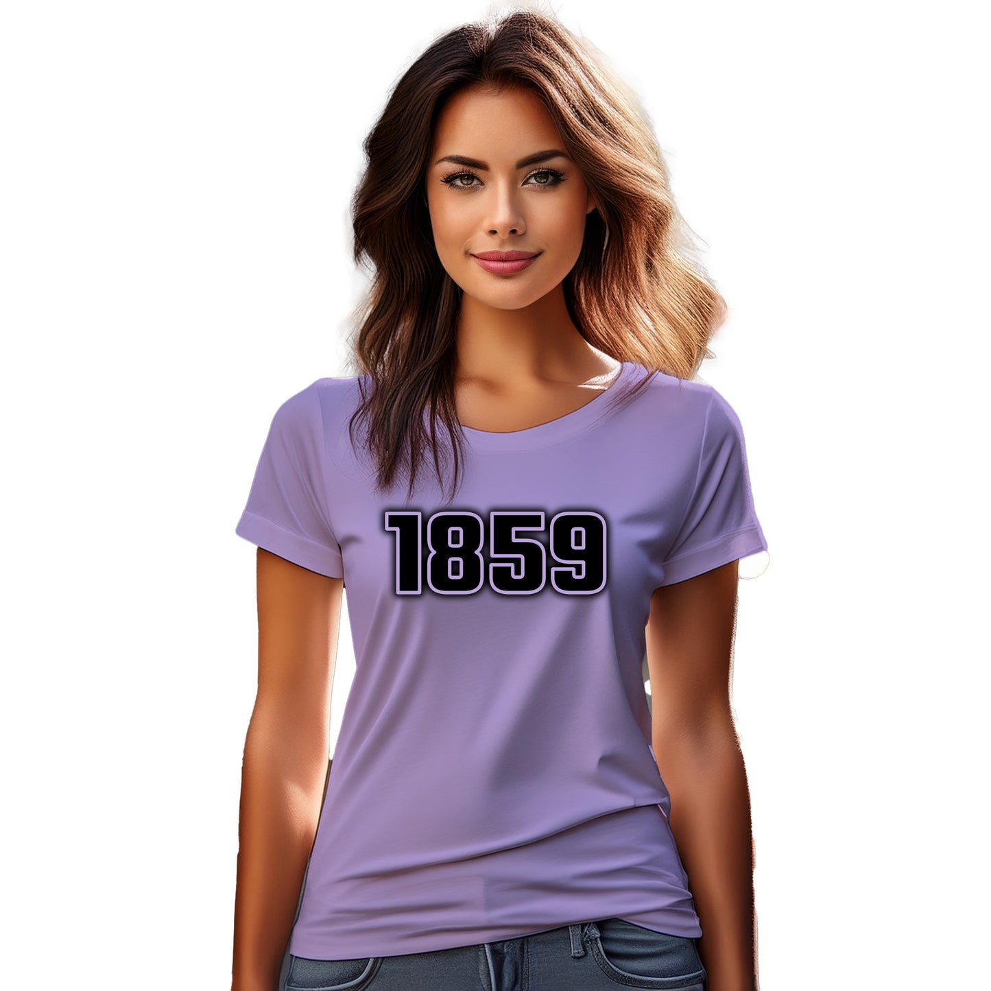 1859 Year Women T-Shirt (Iris Lavender)