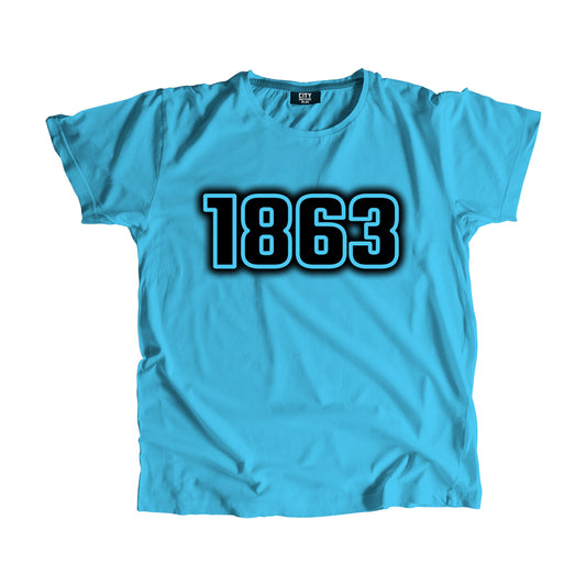 1863 Year Men Unisex T-Shirt (Sky Blue)