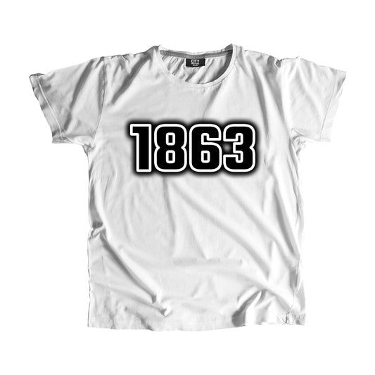 1863 Year Men Unisex T-Shirt (White)