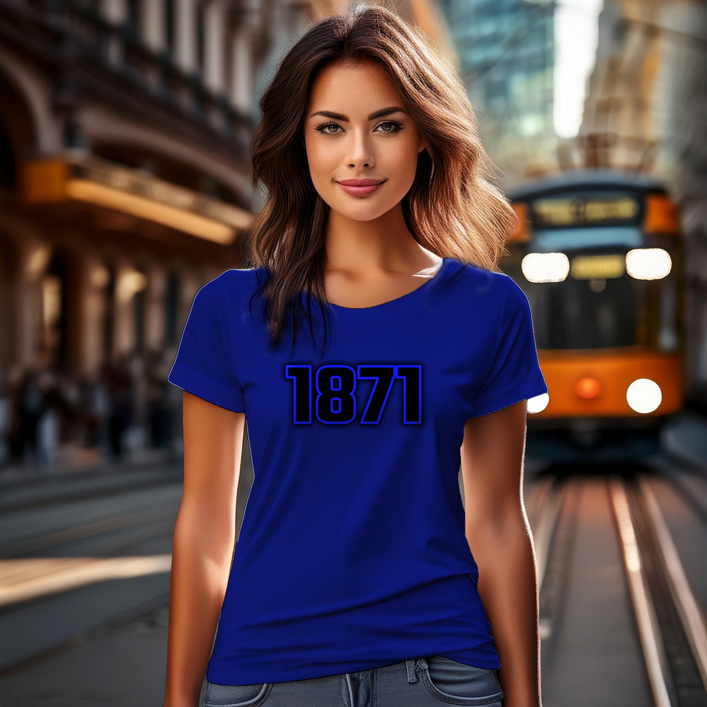 1871 Year Women T-Shirt (Royal Blue)