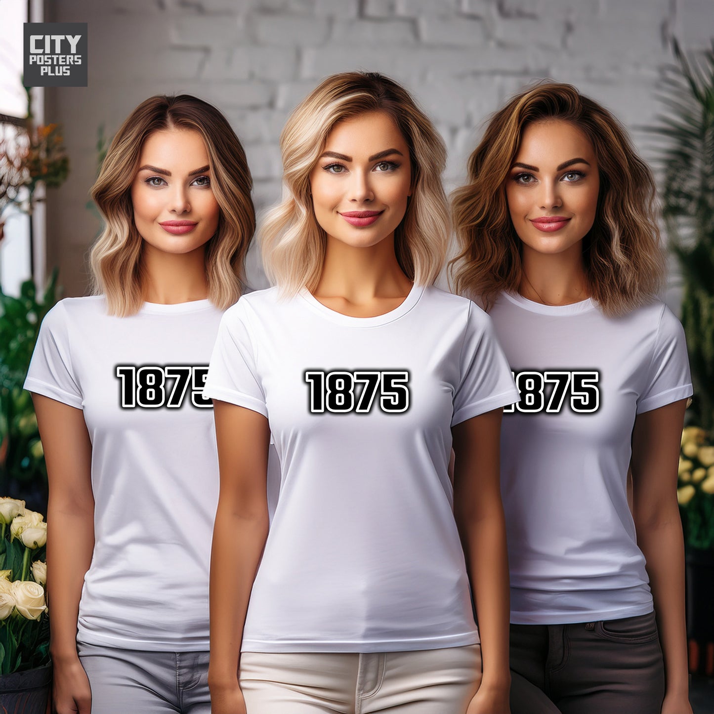 1875 Year Women T-Shirt (White)