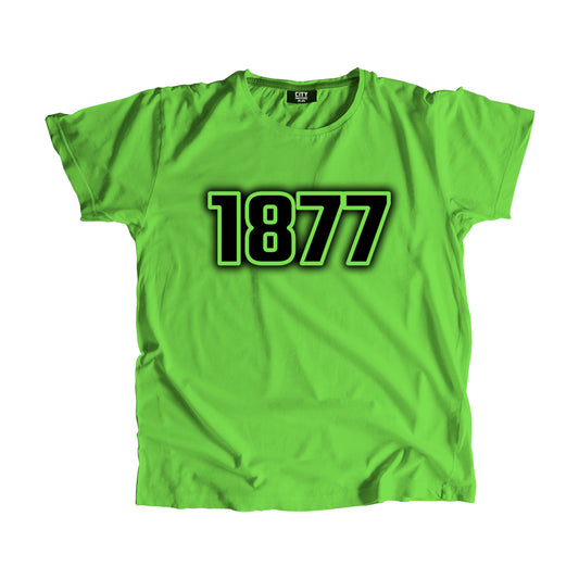 1877 Year Men Unisex T-Shirt (Liril Green)