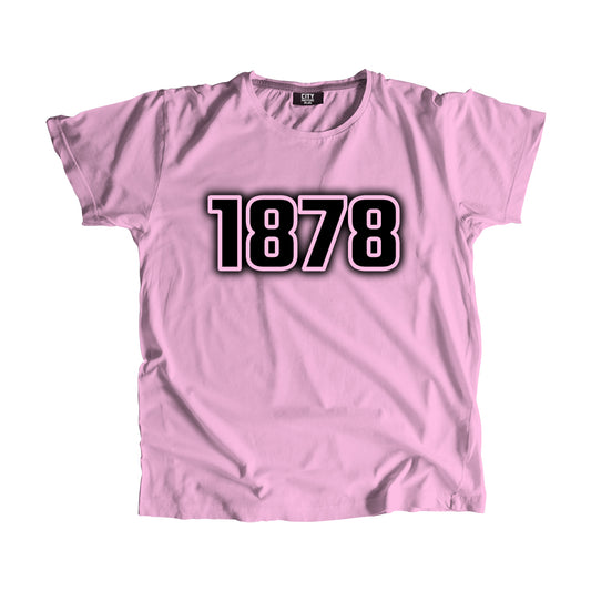 1878 Year Men Unisex T-Shirt (Light Pink)