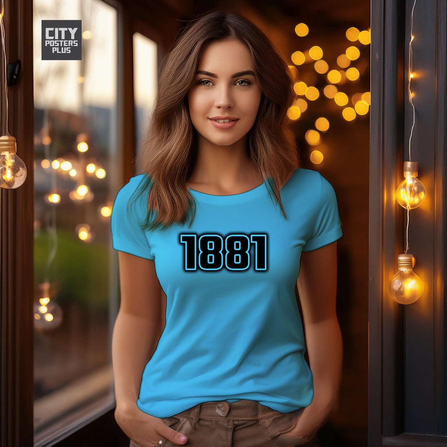 1881 Year Women T-Shirt (Sky Blue)
