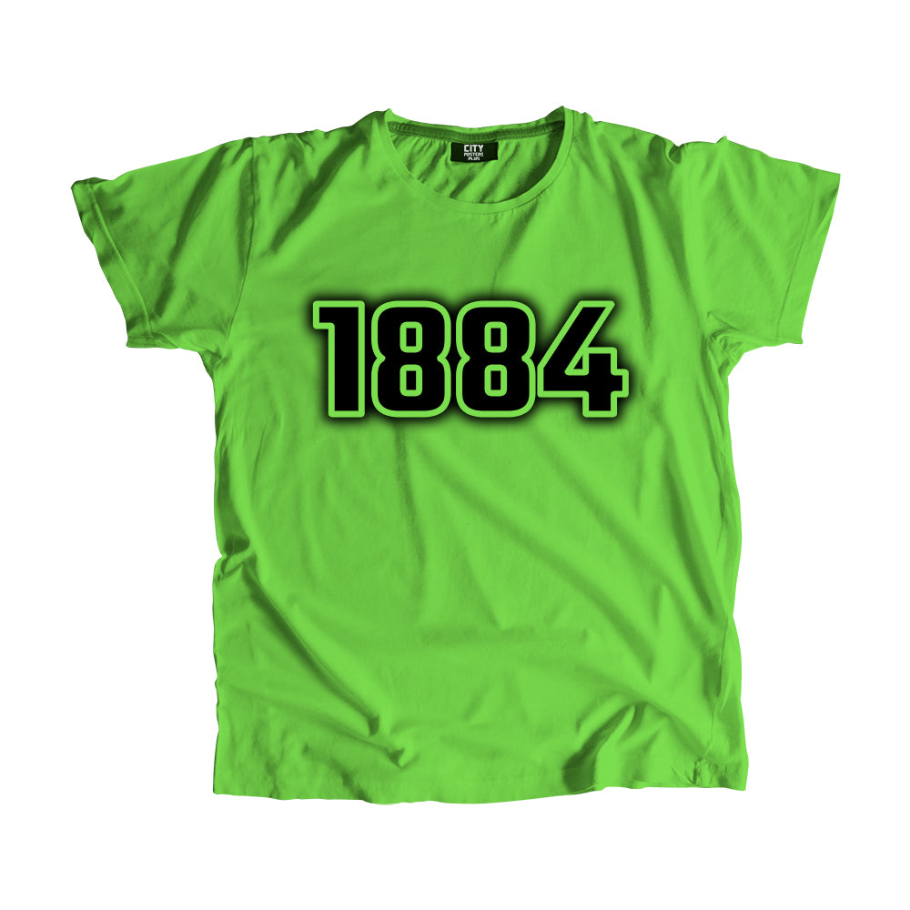 1884 Year Men Unisex T-Shirt (Liril Green)