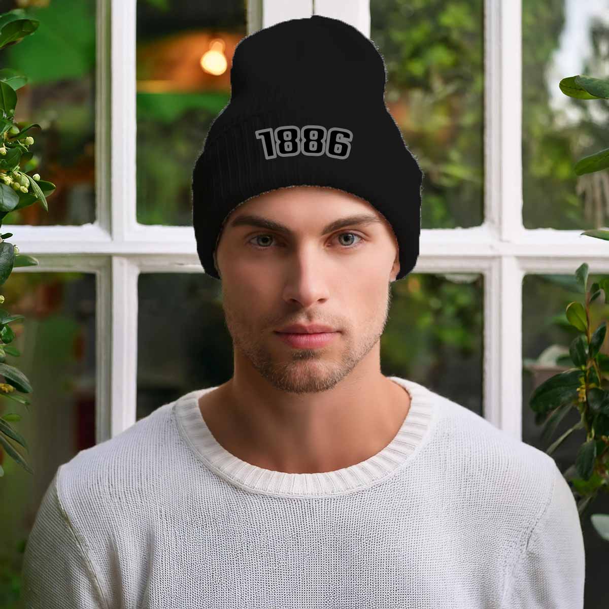 Beanie Plus  1886 Year Beanie | Vintage & Future Year Knit Winter Hat