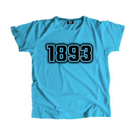 1893 Year Men Unisex T-Shirt (Sky Blue)