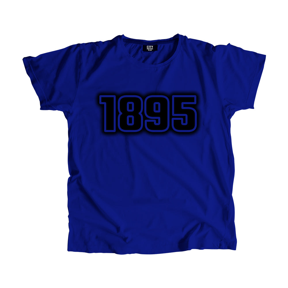 1895 Year Men Unisex T-Shirt (Royal Blue)