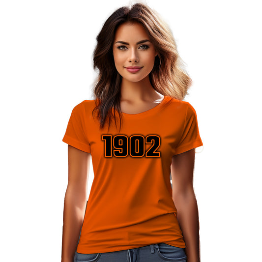 1902 Year Women T-Shirt (Orange)