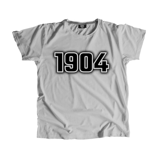 1904 Year Men Unisex T-Shirt (Melange Grey)