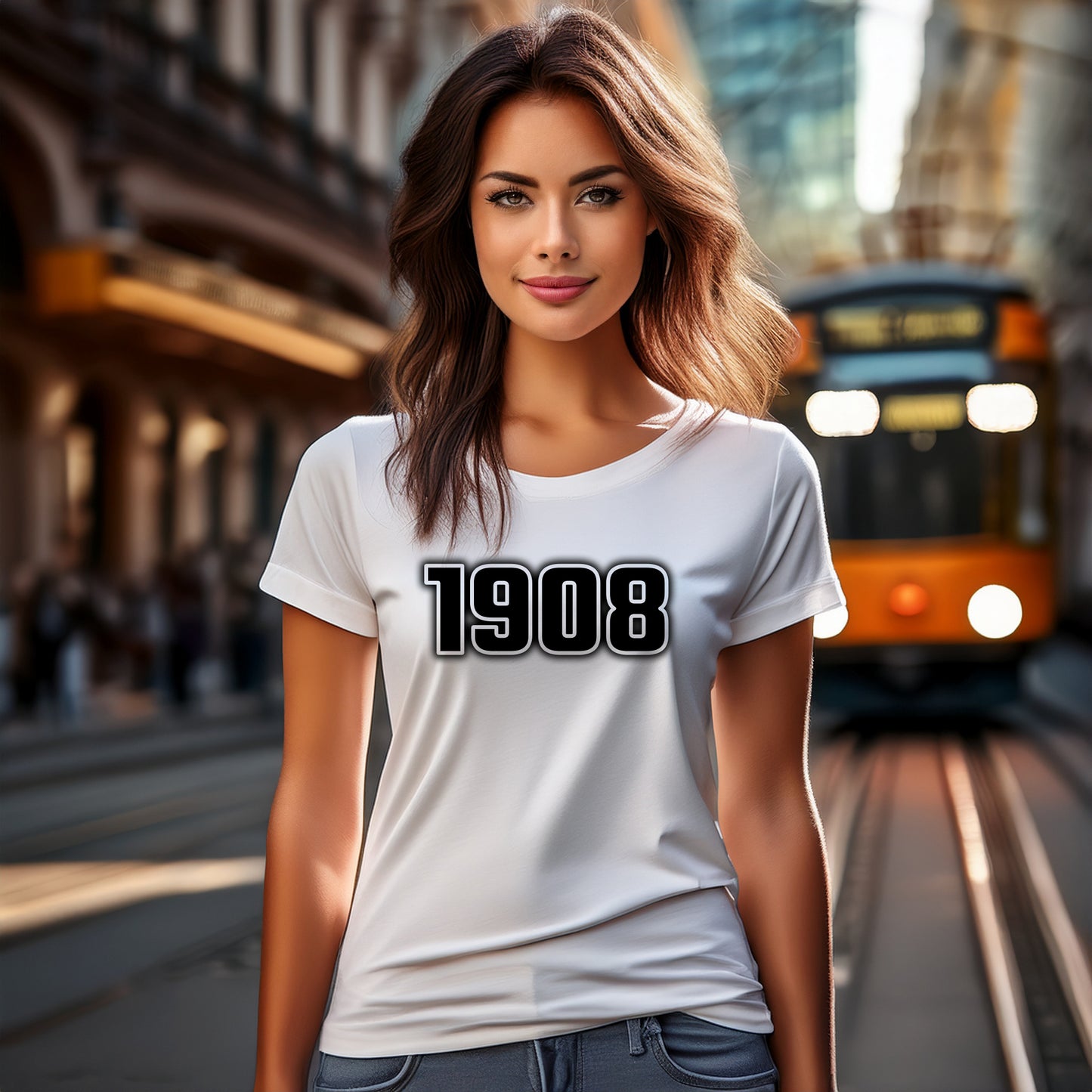 1908 Year Women T-Shirt (White)