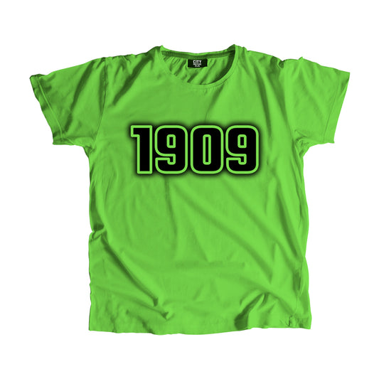 1909 Year Men Unisex T-Shirt (Liril Green)