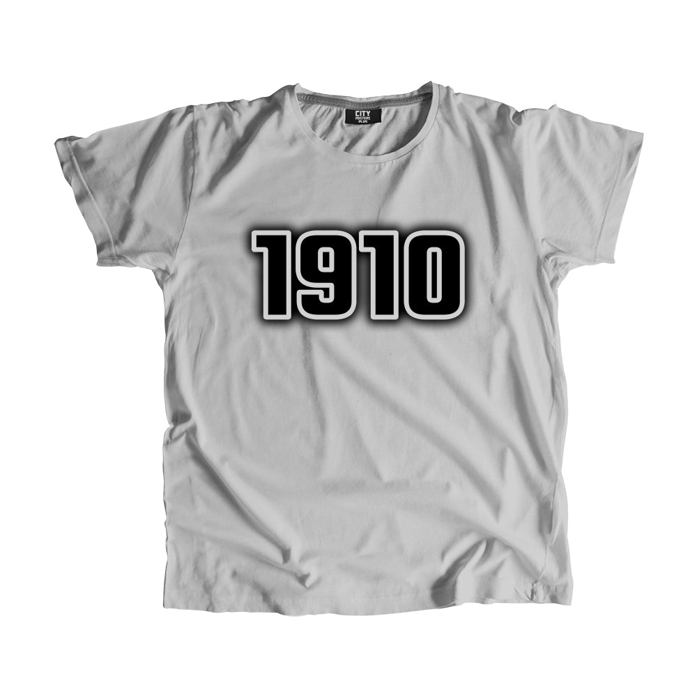 1910 Year Men Unisex T-Shirt (Melange Grey)