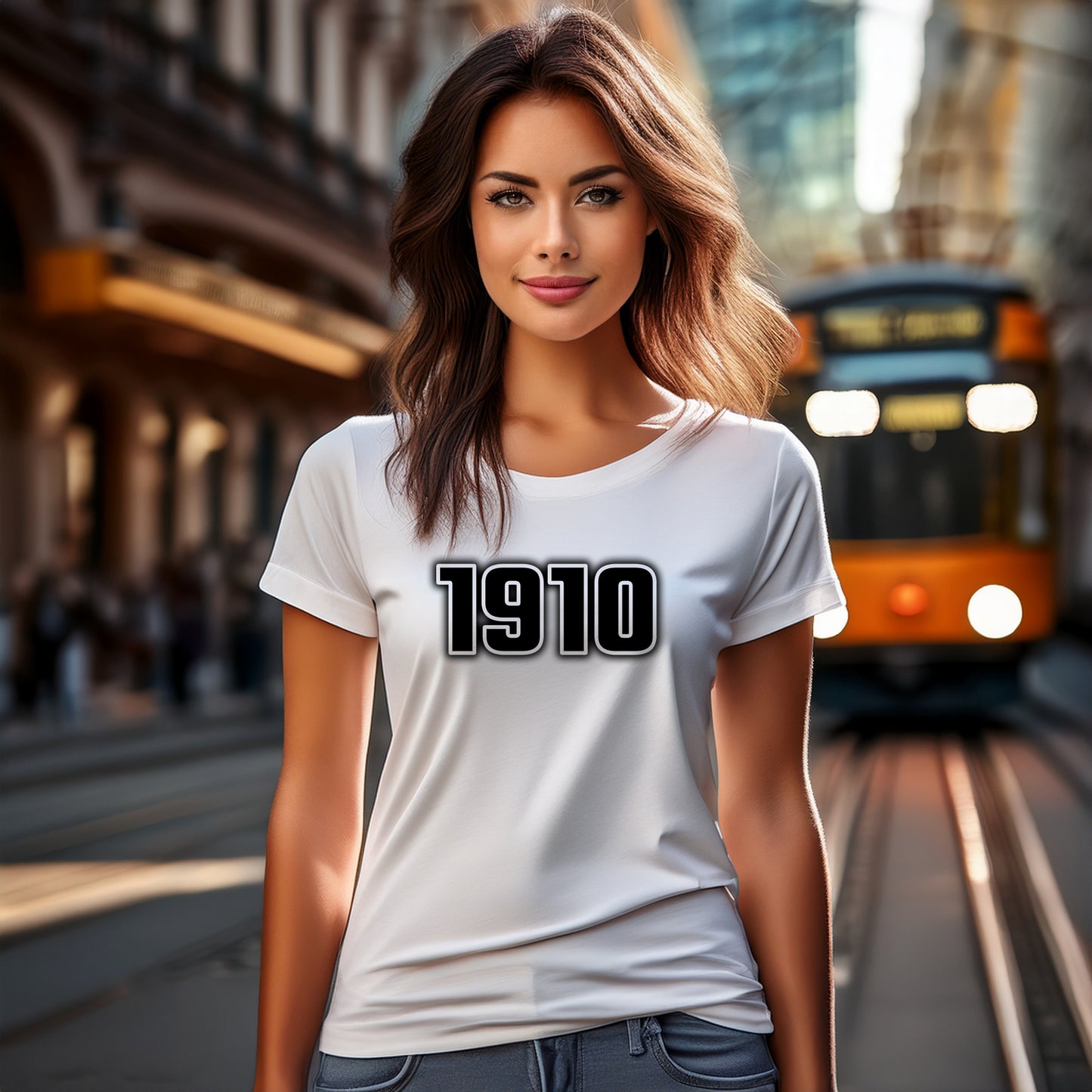 1910 Year Women T-Shirt (White)