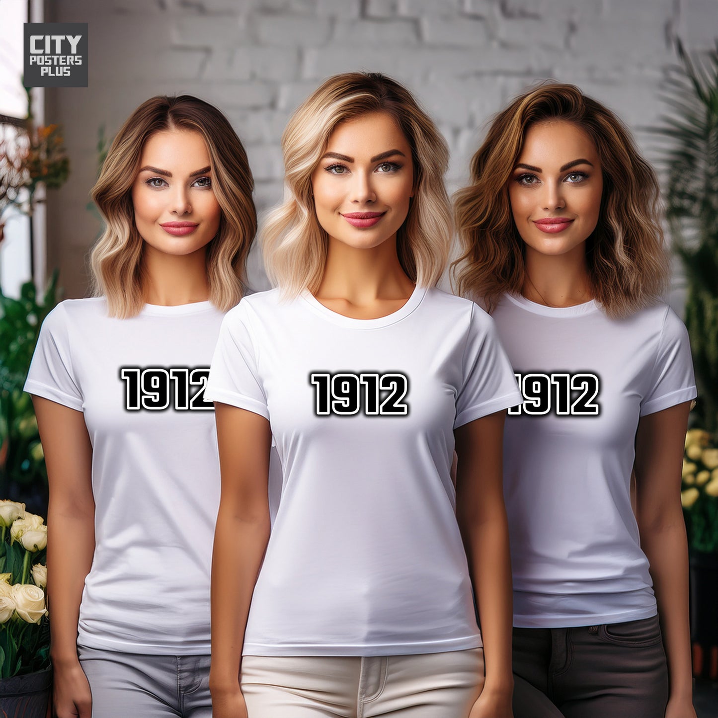 1912 Year Women T-Shirt (White)