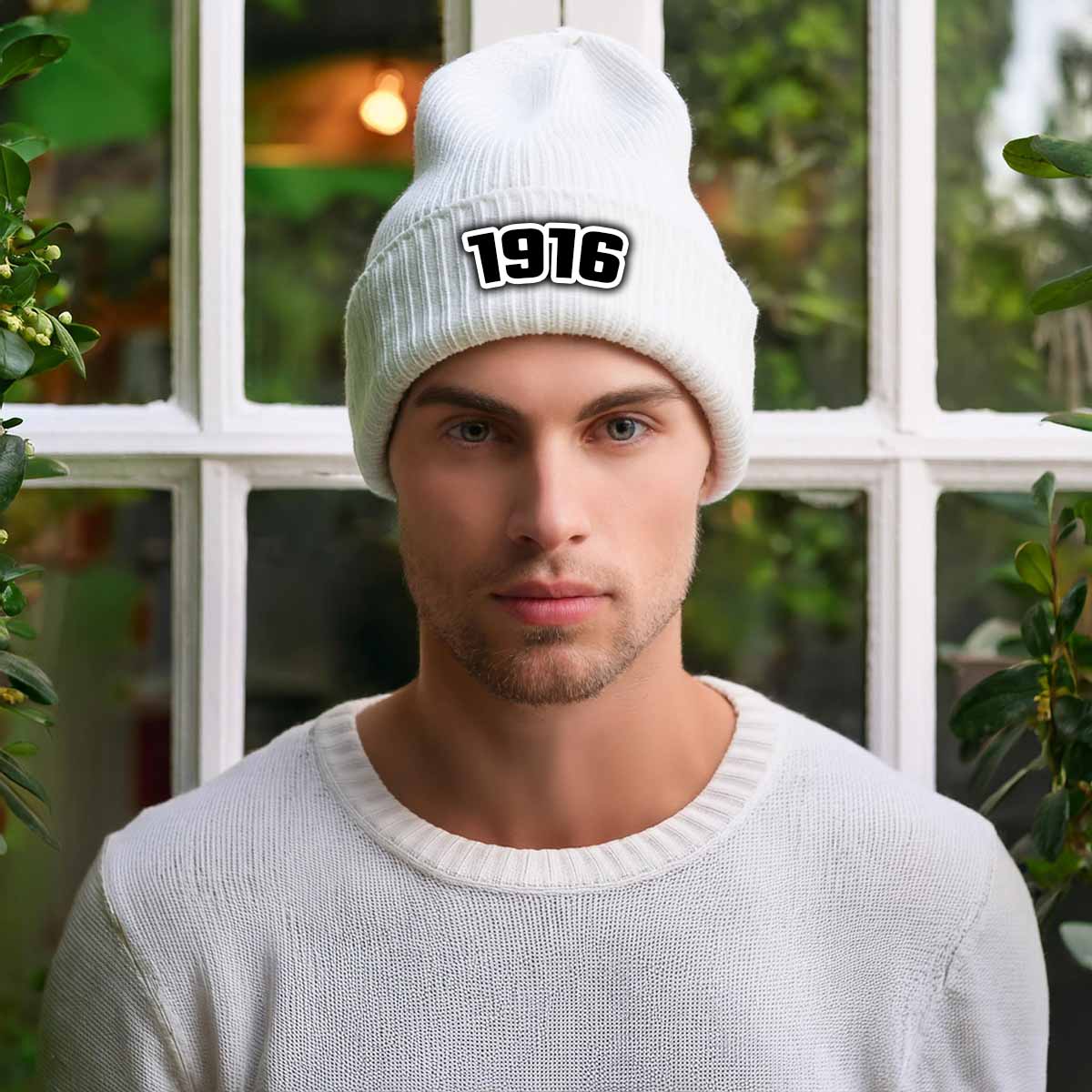 Beanie Plus  1916 Year Beanie | Vintage & Future Year Knit Winter Hat