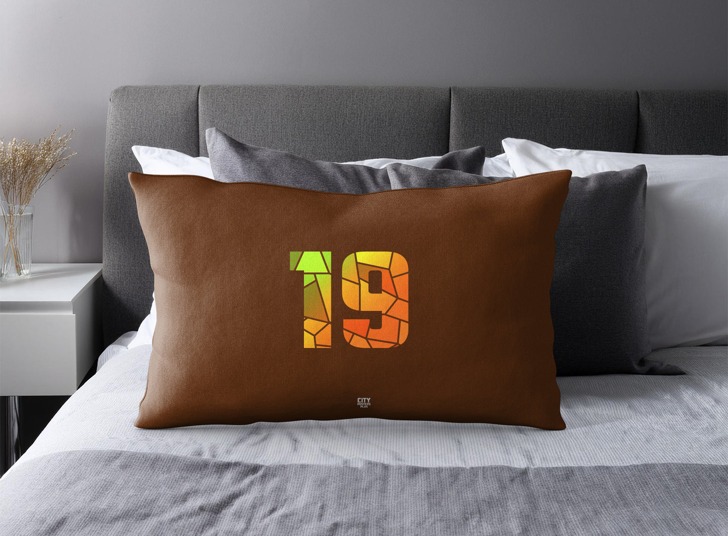 Print Deliver Plus 19 Number Square & Rectangle Pillow Cases