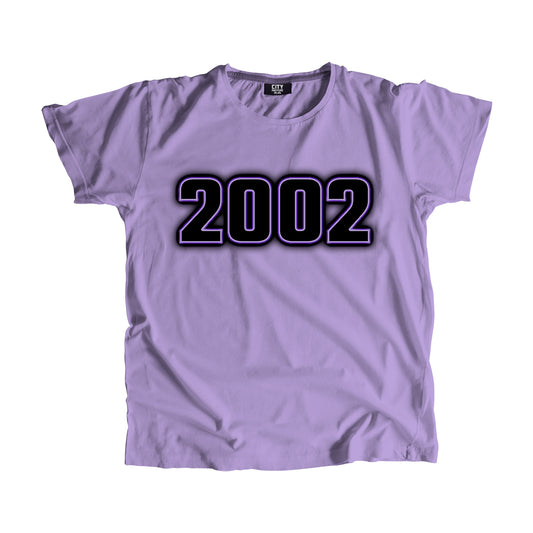 2002 Year Men Unisex T-Shirt (Iris Lavender)