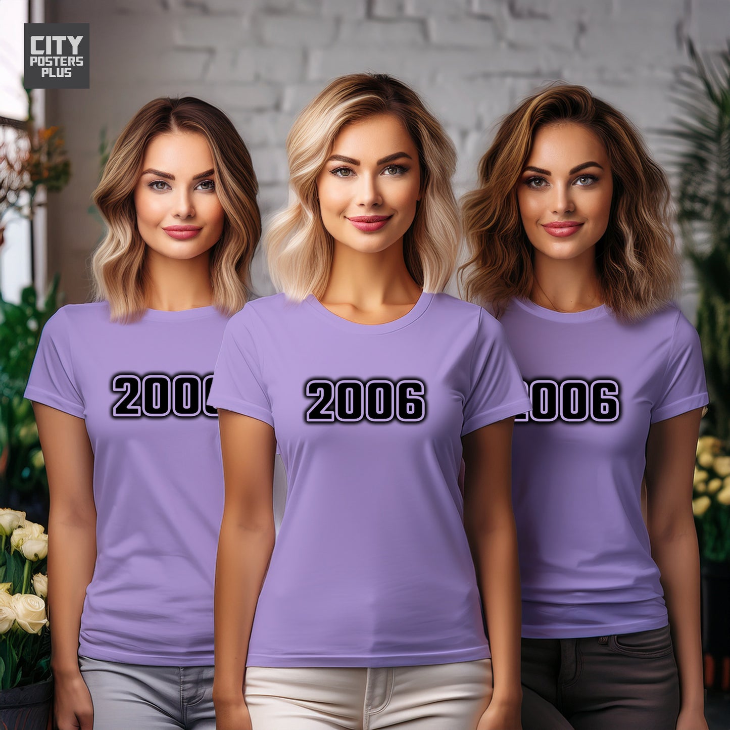 2006 Year Women T-Shirt (Iris Lavender)