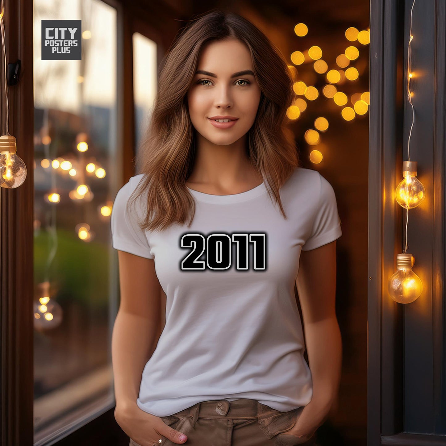 2011 Year Women T-Shirt (Melange Grey)