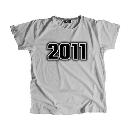 2011 Year Men Unisex T-Shirt (Melange Grey)