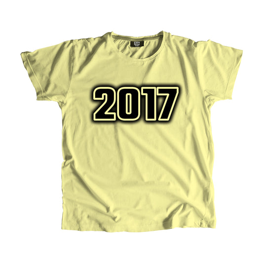 2017 Year Men Unisex T-Shirt (Butter Yellow)