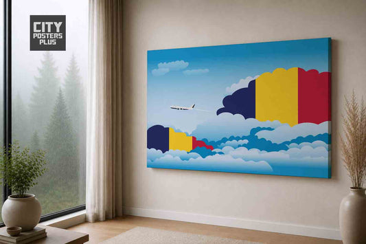 Chad Day Clouds Canvas Framed Prints | Country & City Wall Art | City Posters Plus