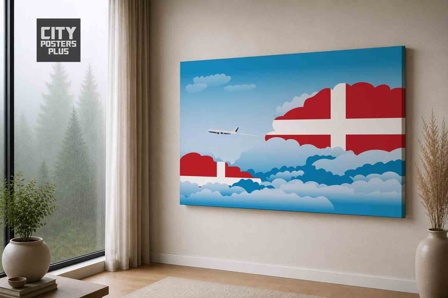 Sovereign Military Order of Malta Day Clouds Canvas Framed Prints | Country & City Wall Art | City Posters Plus