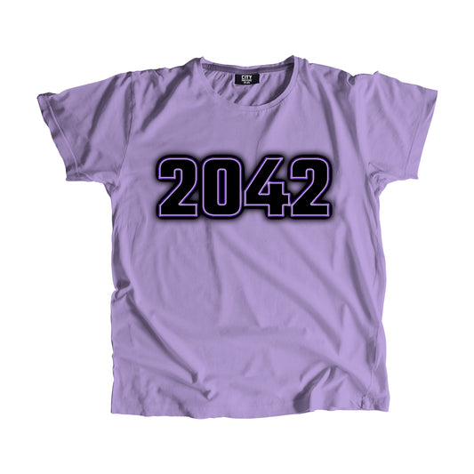 2042 Year Men Unisex T-Shirt (Iris Lavender)