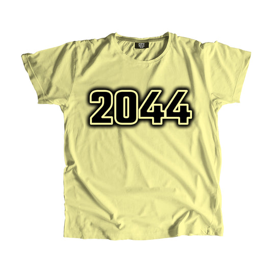 2044 Year Men Unisex T-Shirt (Butter Yellow)
