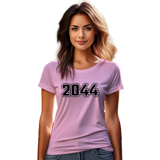 2044 Year Women T-Shirt (Light Pink)