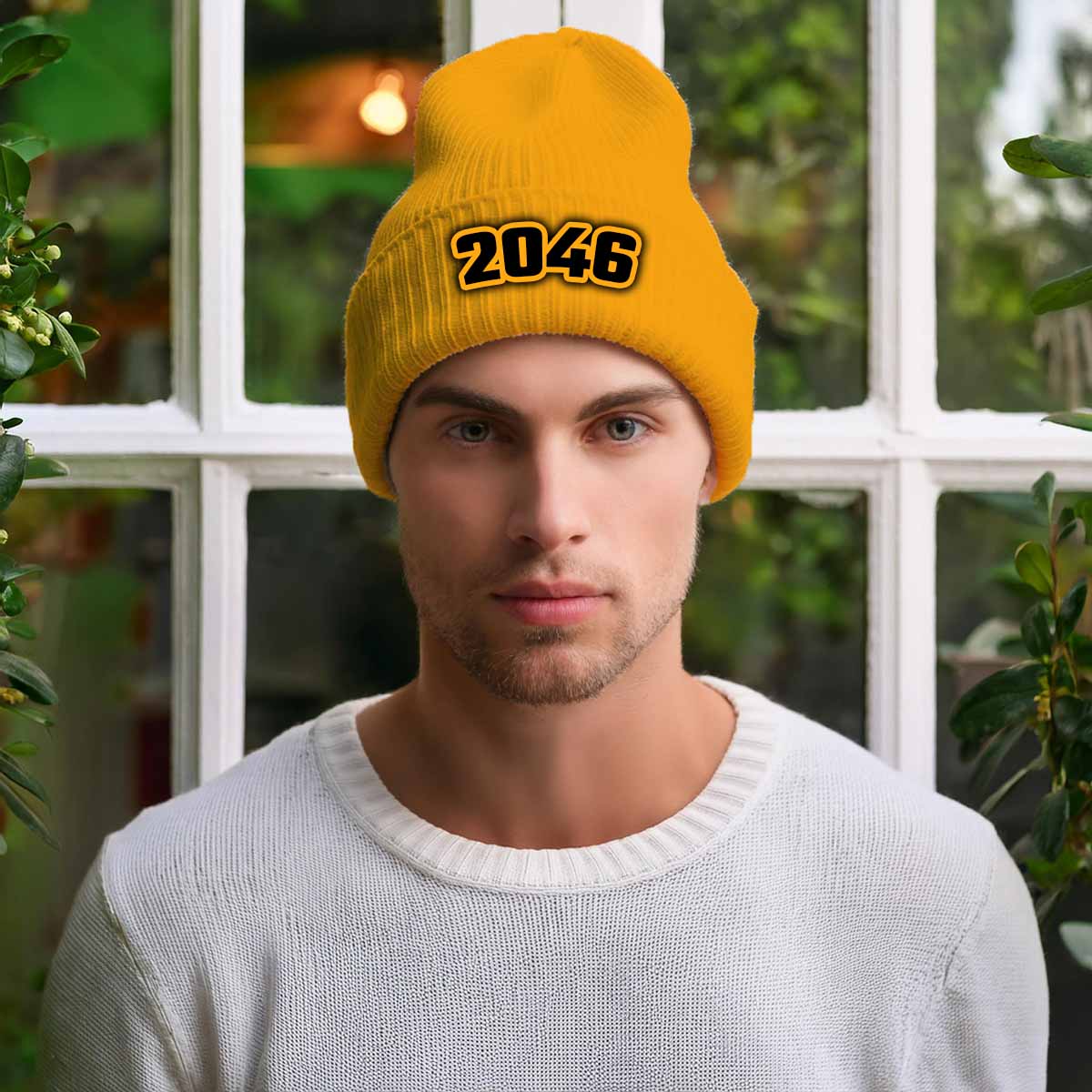 Beanie Plus  2046 Year Beanie | Vintage & Future Year Knit Winter Hat