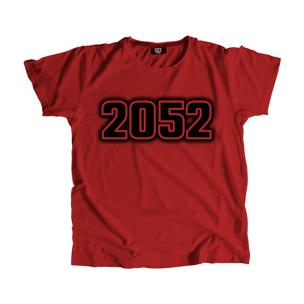 2052 Year Men Unisex T-Shirt (Red)