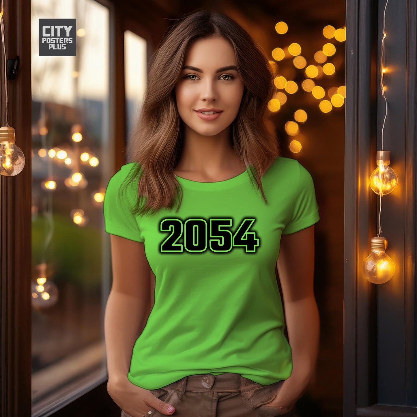 2054 Year Women T-Shirt (Liril Green)