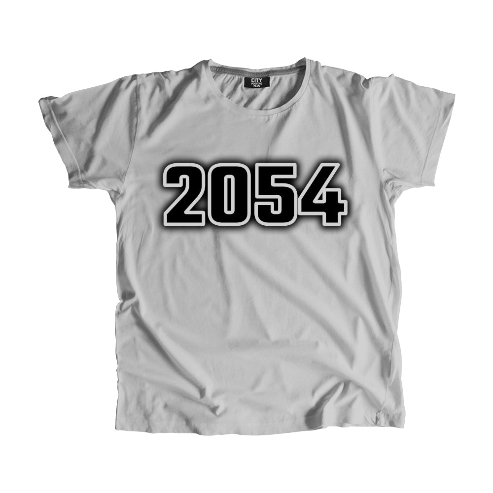 2054 Year Men Unisex T-Shirt (Melange Grey)