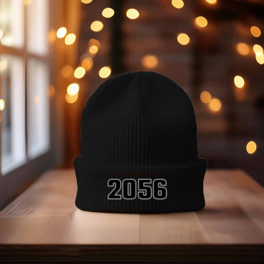 Beanie Plus  2056 Year Beanie | Vintage & Future Year Knit Winter Hat 