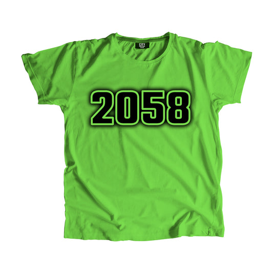 2058 Year Men Unisex T-Shirt (Liril Green)