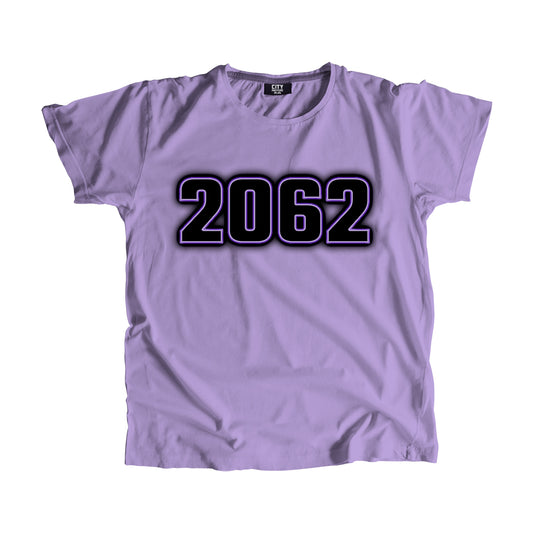 2062 Year Men Unisex T-Shirt (Iris Lavender)