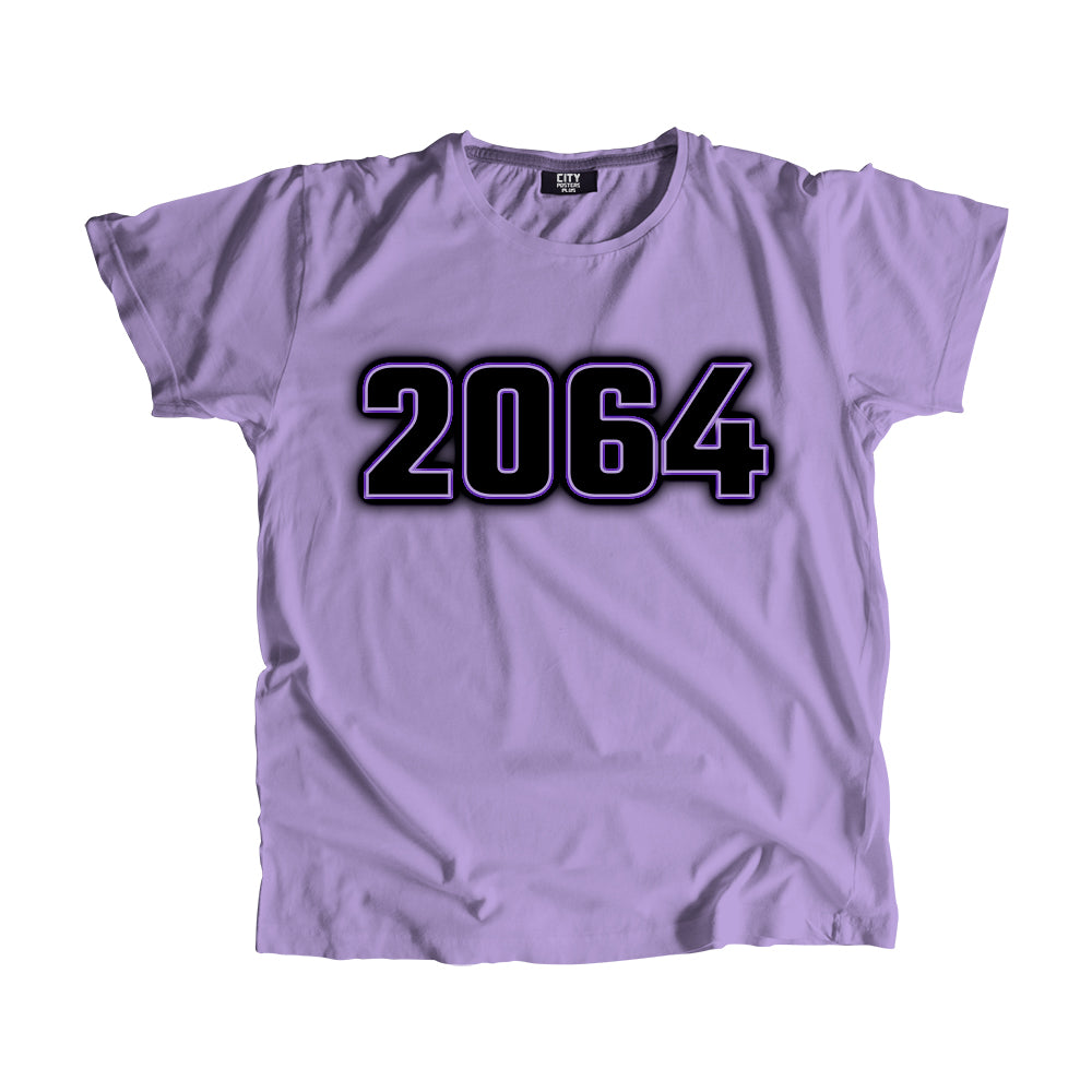 2064 Year Men Unisex T-Shirt (Iris Lavender)
